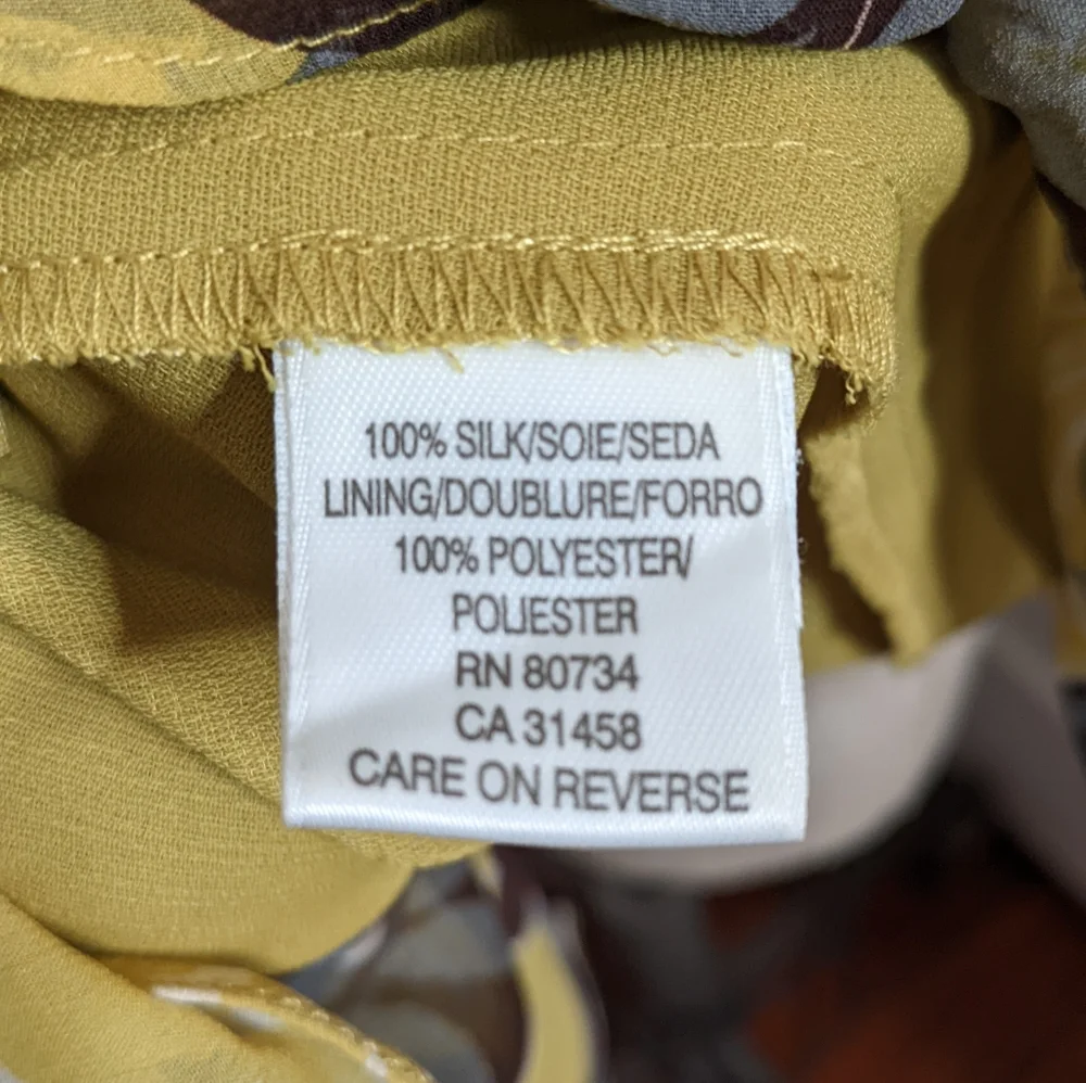 BCBGMaxAzria Silk Drop Waist Handkerchief Hem Dress 0 - Picture 6 of 7